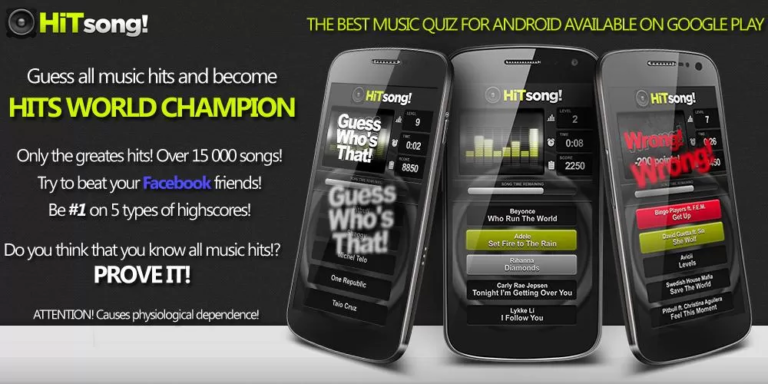 Gry android - hitsong2